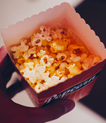 photo d'un cornet de pop-corn