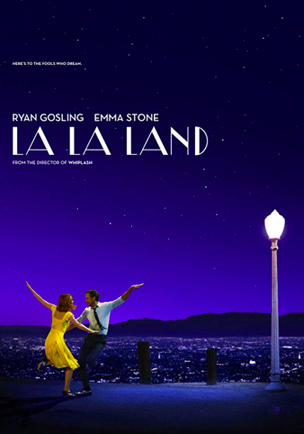 visuel de l'affiche du film La La Land