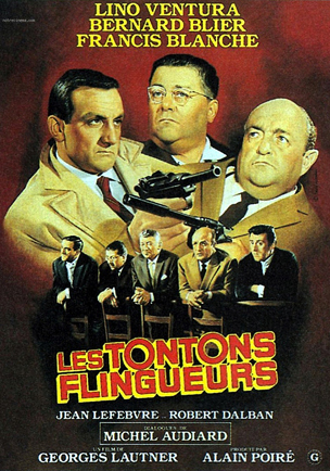 visuel de l'affiche du film les tontons flingueurs