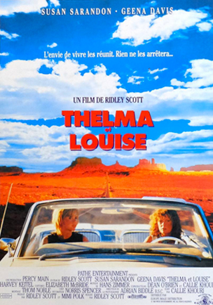 visuel de l'affiche du film Thelma & Louise