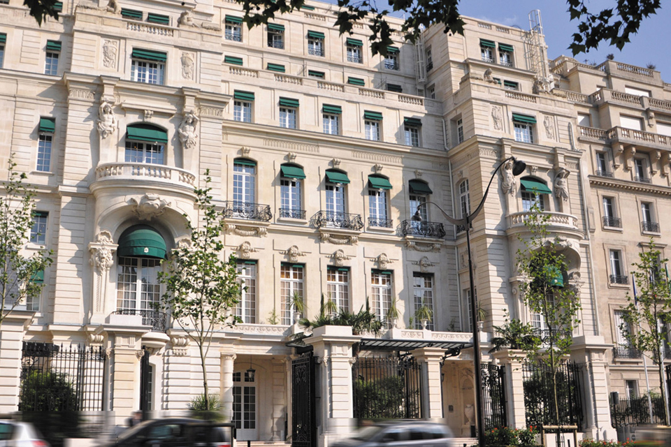 la façade de l'hôtel