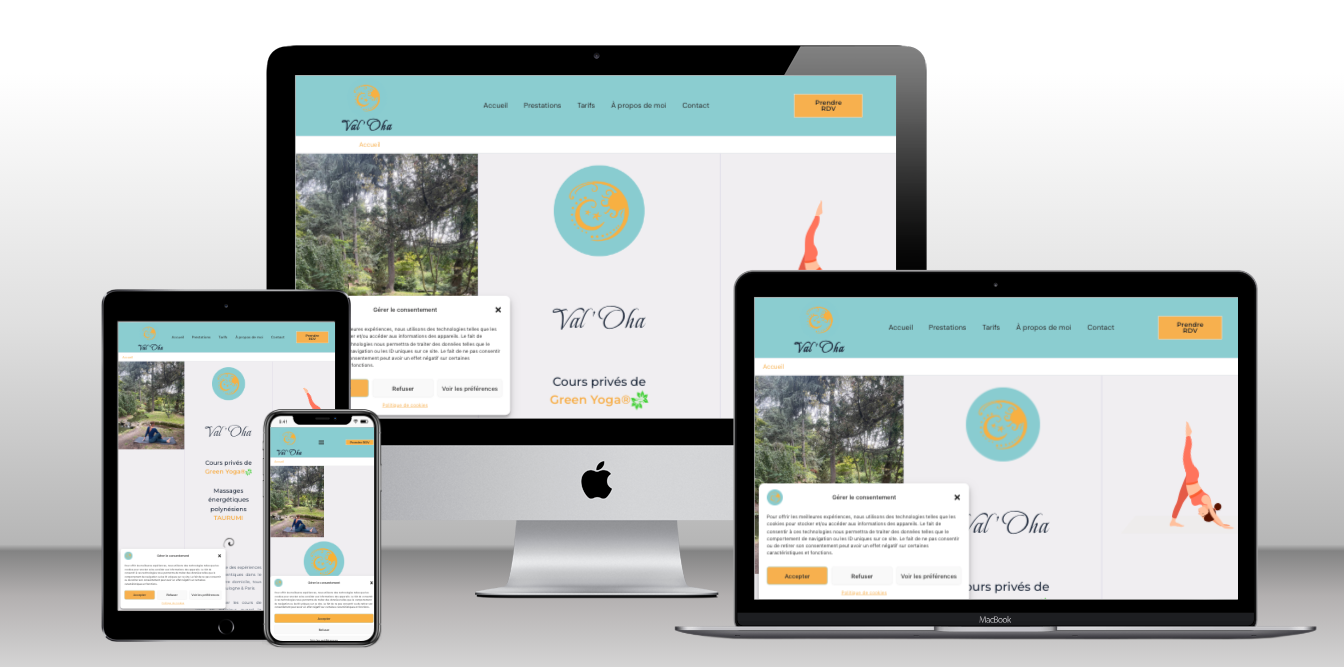 Visuel Mockup site valoha-yogamassage